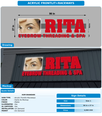 CUSTOM MOCKUP SIGN FOR Hum Bhandari