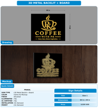 CUSTOM MOCKUP SIGN FOR Prakal