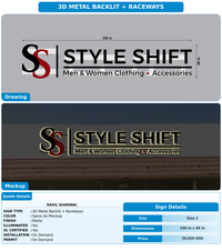 CUSTOM MOCKUP SIGN FOR Rahil Gharwal