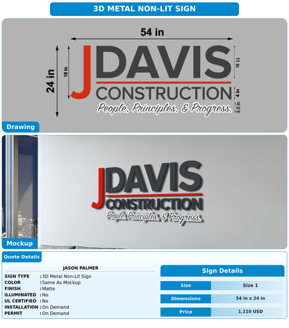 CUSTOM MOCKUP SIGN FOR Jason Palmer
