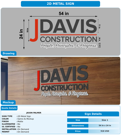 CUSTOM MOCKUP SIGN FOR Jason Palmer
