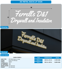 CUSTOM MOCKUP SIGN FOR Caden Ferrell