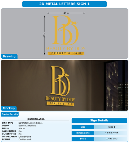 CUSTOM MOCKUP SIGN FOR Jeremiah Addo