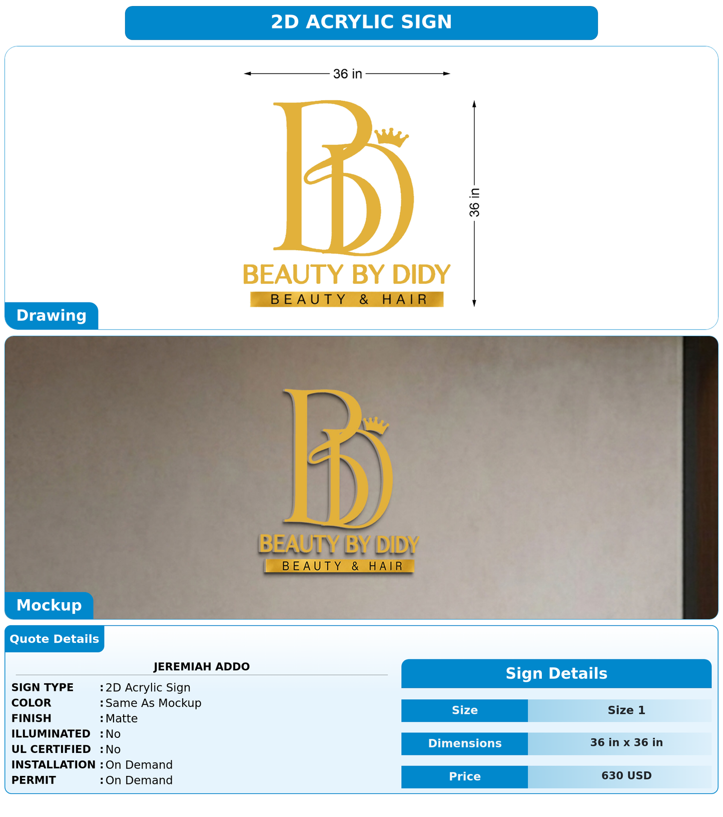 CUSTOM MOCKUP SIGN FOR Jeremiah Addo