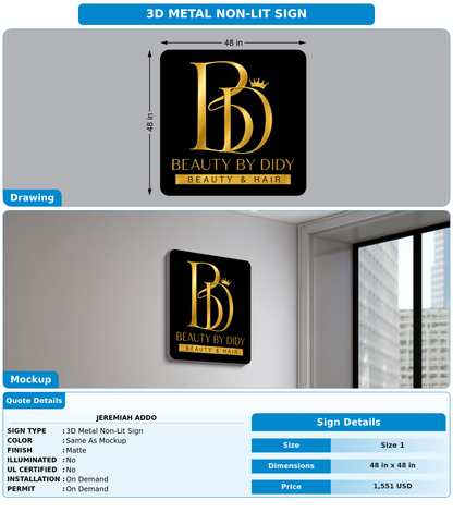 CUSTOM MOCKUP SIGN FOR Jeremiah Addo