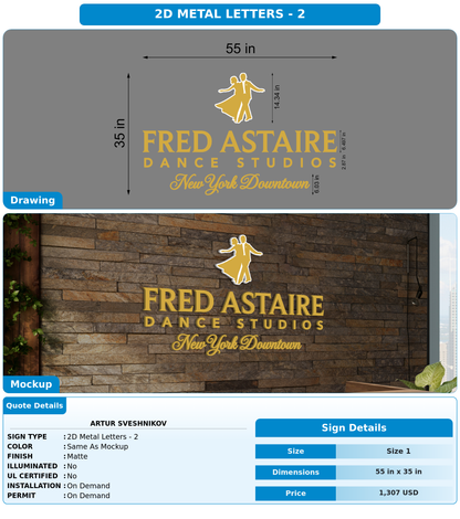 CUSTOM MOCKUP SIGN FOR Artur Sveshnikov