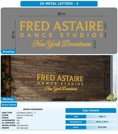 CUSTOM MOCKUP SIGN FOR Artur Sveshnikov