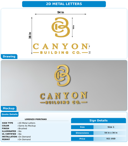 CUSTOM MOCKUP SIGN FOR Lorenzo Pirritano