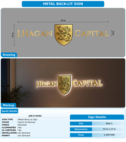 CUSTOM MOCKUP SIGN FOR jon h hicks