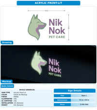 CUSTOM MOCKUP SIGN FOR Nicole Ganancial