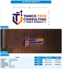 CUSTOM MOCKUP SIGN FOR tangko