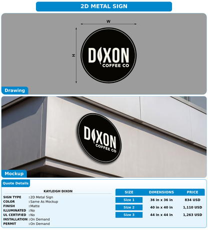 CUSTOM MOCKUP SIGN FOR Kayleigh dixon