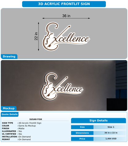 CUSTOM MOCKUP SIGN FOR Susan Fisk