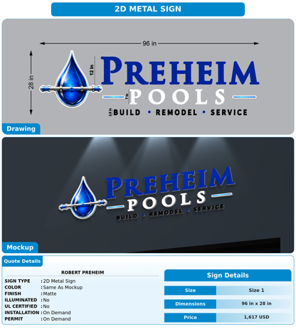 CUSTOM MOCKUP SIGN FOR Robert Preheim