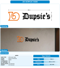 CUSTOM MOCKUP SIGN FOR James