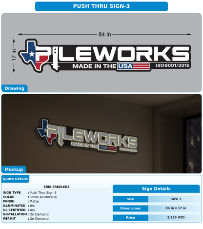 CUSTOM MOCKUP SIGN FOR Erik Erkelens
