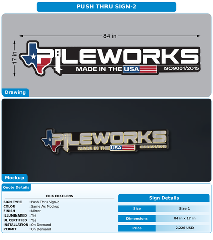 CUSTOM MOCKUP SIGN FOR Erik Erkelens