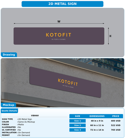 CUSTOM MOCKUP SIGN FOR Vibhav