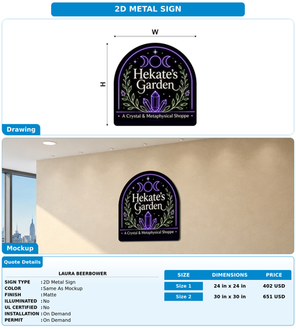 CUSTOM MOCKUP SIGN FOR Laura Beerbower