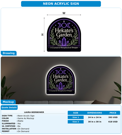 CUSTOM MOCKUP SIGN FOR Laura Beerbower