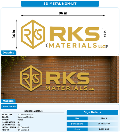 CUSTOM MOCKUP SIGN FOR Rachael Ausmus