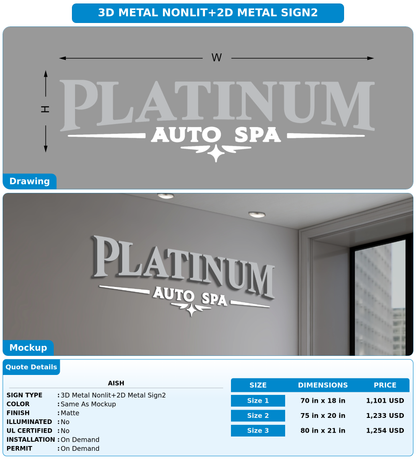 CUSTOM MOCKUP SIGN FOR Aish