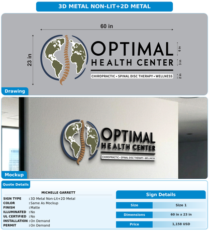 CUSTOM MOCKUP SIGN FOR Michelle Garrett