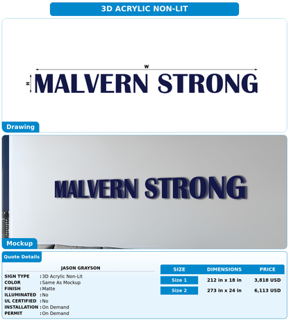 CUSTOM MOCKUP SIGN FOR Jason Grayson