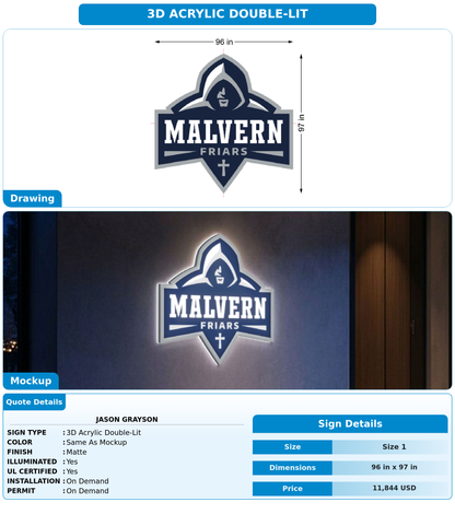 CUSTOM MOCKUP SIGN FOR Jason Grayson