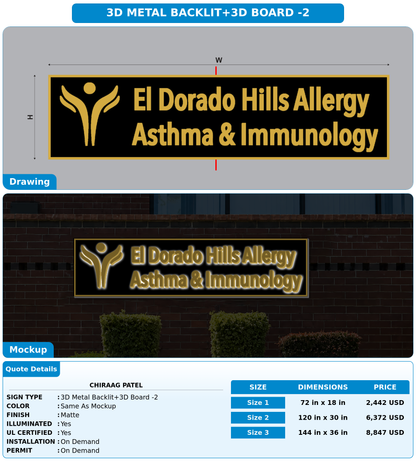 CUSTOM MOCKUP SIGN FOR Chiraag Patel