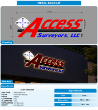 CUSTOM MOCKUP SIGN FOR clint Rawlings