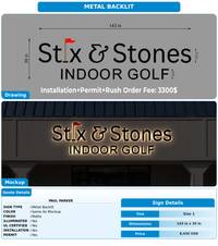 CUSTOM MOCKUP SIGN FOR Paul Parker