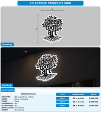 CUSTOM MOCKUP SIGN FOR Roxanne Tucker