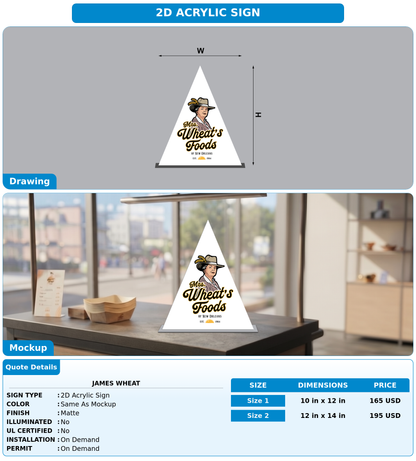 CUSTOM MOCKUP SIGN FOR James Wheat