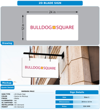 CUSTOM MOCKUP SIGN FOR Barbara Male