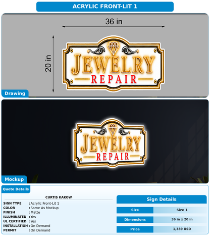 CUSTOM MOCKUP SIGN FOR Curtis Kakow