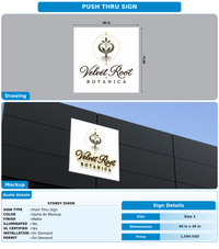 CUSTOM MOCKUP SIGN FOR Sydney Dixon