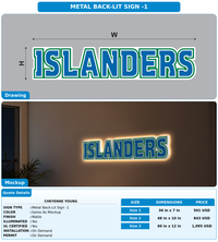 CUSTOM MOCKUP SIGN FOR Cheyenne Young