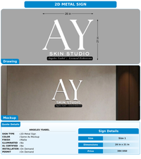 CUSTOM MOCKUP SIGN FOR Angeles Ysabel