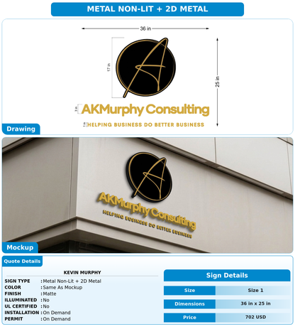 CUSTOM MOCKUP SIGN FOR Kevin MURPHY