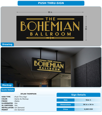 CUSTOM MOCKUP SIGN FOR Dylan Thompson