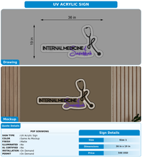CUSTOM MOCKUP SIGN FOR Pop Seniwong