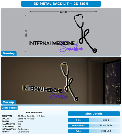 CUSTOM MOCKUP SIGN FOR Pop Seniwong