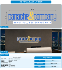 CUSTOM MOCKUP SIGN FOR Danise Keilitz