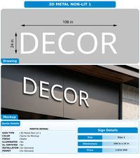 CUSTOM MOCKUP SIGN FOR Martin Bernal