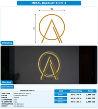 CUSTOM MOCKUP SIGN FOR Andreza Garcia