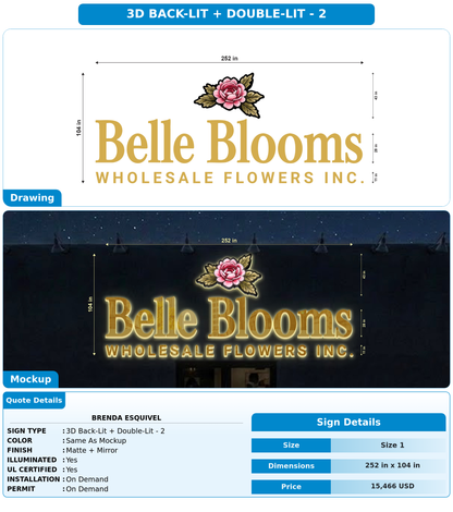 CUSTOM MOCKUP SIGN FOR Brenda Esquivel