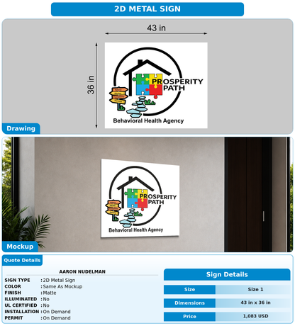 CUSTOM MOCKUP SIGN FOR Aaron Nudelman