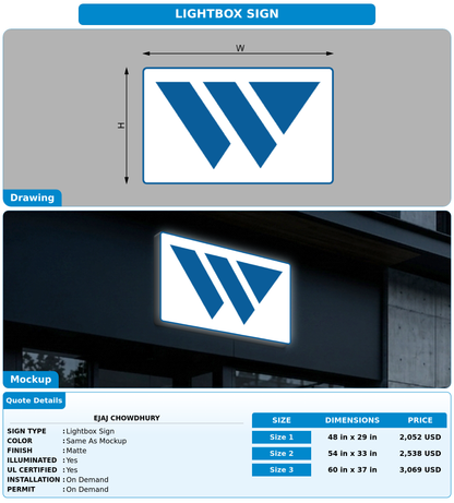 CUSTOM MOCKUP SIGN FOR Ejaj Chowdhury