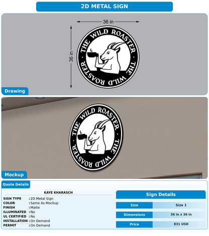 CUSTOM MOCKUP SIGN FOR Kaye kharasch